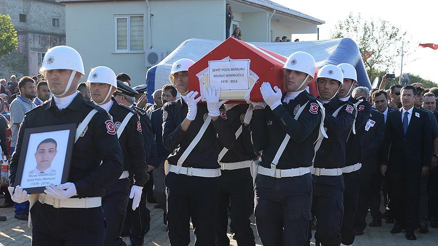 Şehit polis Mimiroğlu toprağa verildi!