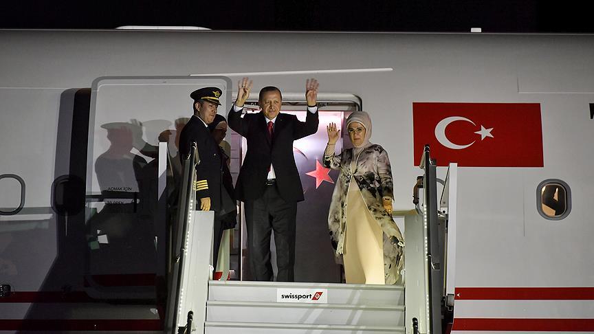 Erdoğan yurda dönüyor