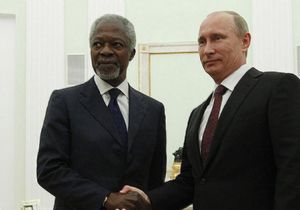 Putin Annan`la Görüştü