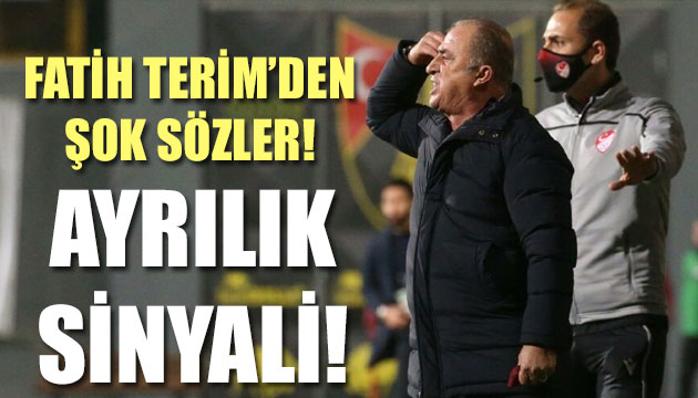 Fatih Terim: Mayıs’ta sözüm de kontratım da bitiyor