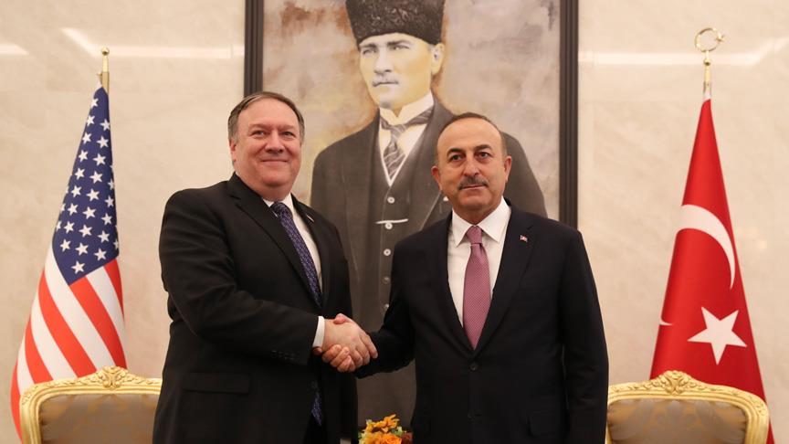 Çavuşoğlu, Pompeo ile görüştü