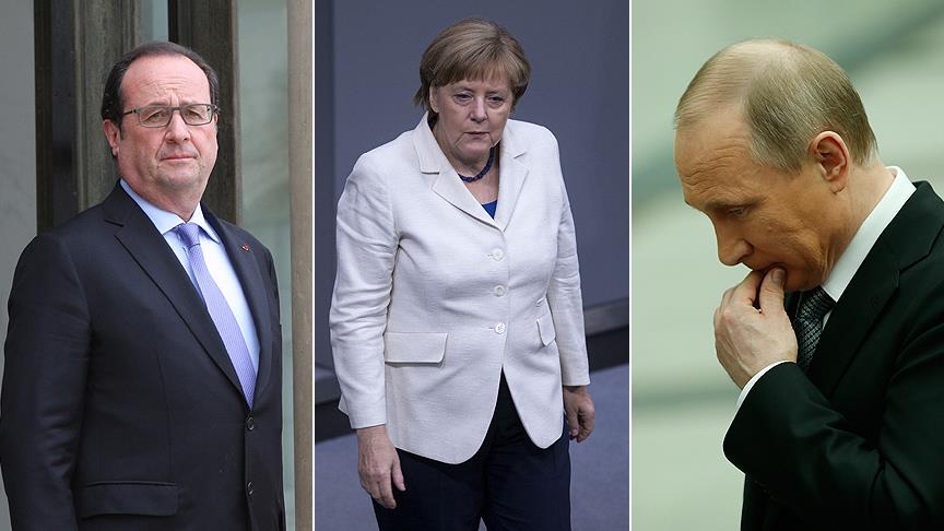 Merkel ve Putin, Ukrayna krizini görüştü!