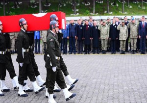 Üsteğmen Cazgır için tören düzenlendi!