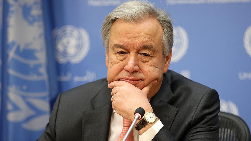 Guterres ten ABD nin Suriye planına ilişkin açıklama