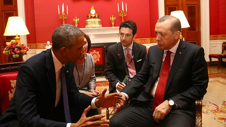 Erdoğan, Obama ile görüştü!