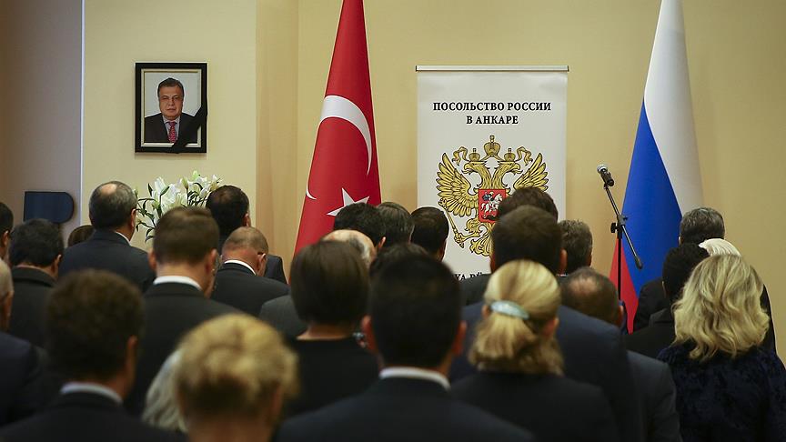 Rus Büyükelçi Karlov Ankara da anıldı