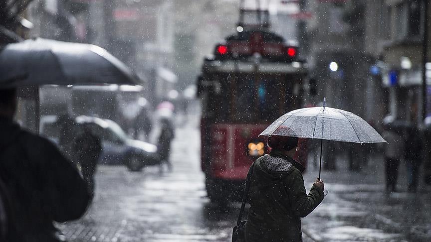 İstanbul için kuvvetli yağış uyarısı