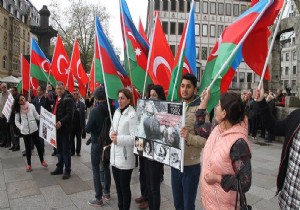 Ermenistan Köln de protesto edildi!