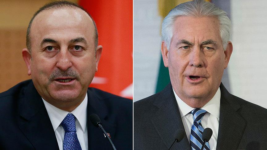 Tillerson ile telefonda görüştü