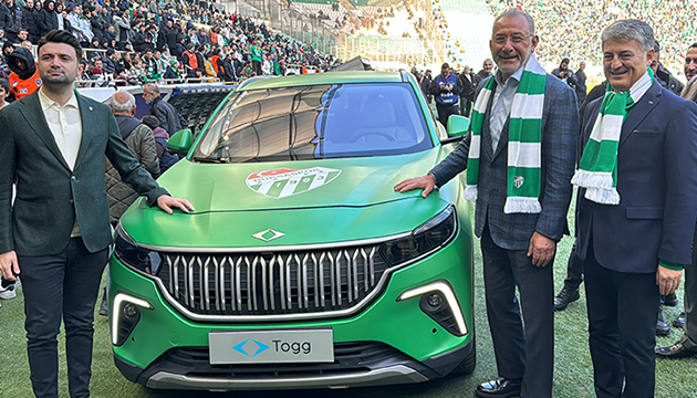 Bursaspor un yeni sponsoru TOGG oldu