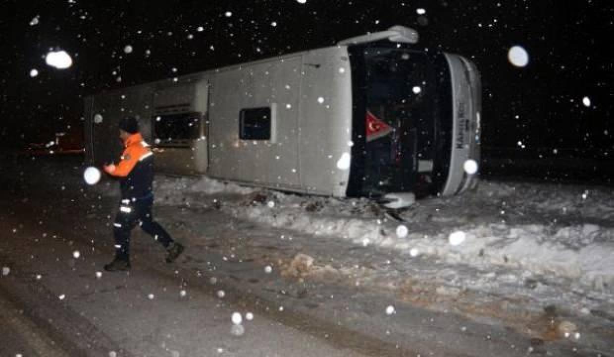 Tokat ta feci kaza:23 yaralı