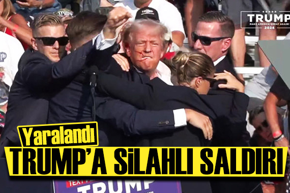 ABD başkan adayı Donald Trump a silahlı saldırı