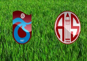 Trabzonspor: 2 - MP Antalyaspor: 0 (Maç Sonucu)