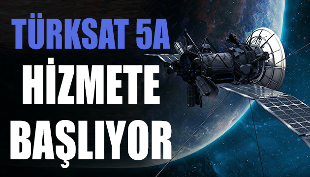 Türksat 5A hizmete başlıyor