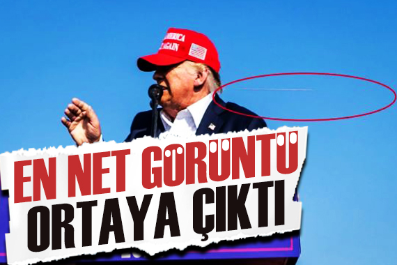 Trump a sıkılan kurşunun net görüntüsü ortaya çıktı