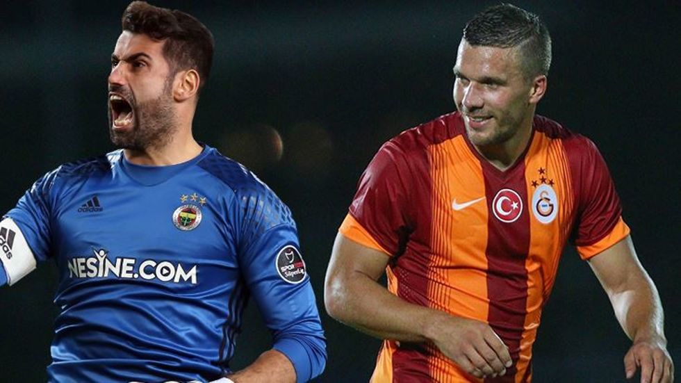 Podolski den Volkan paylaşımı