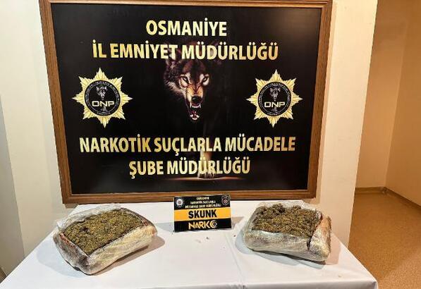 Yolcu otobüsünde 2 kilo uyuşturucu ele geçirildi