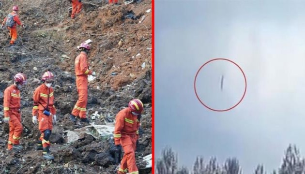 Çin de düşen uçakla ilgili yeni gelişme!