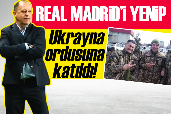 Şampiyonlar Ligi nde Real Madrid i yenip Ukrayna ordusuna katıldı!