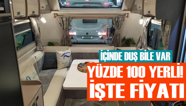 İşte yüzde 100 yerli karavan!