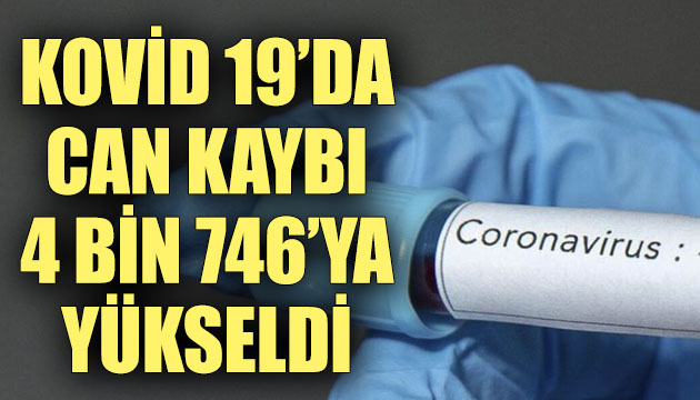 Kovid 19 da can kaybı 4 bin 729 a yükseldi